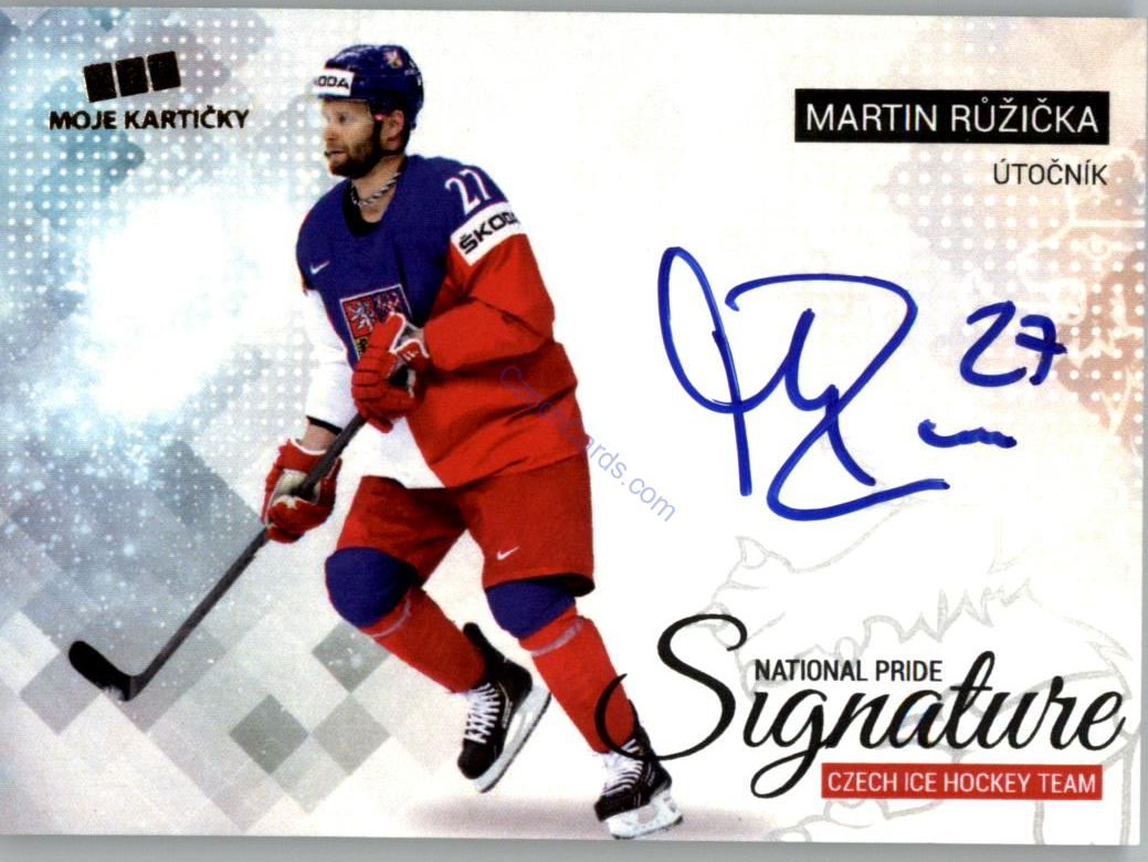 Martin Růžička MK Cards 2018 National Pride Signature /10