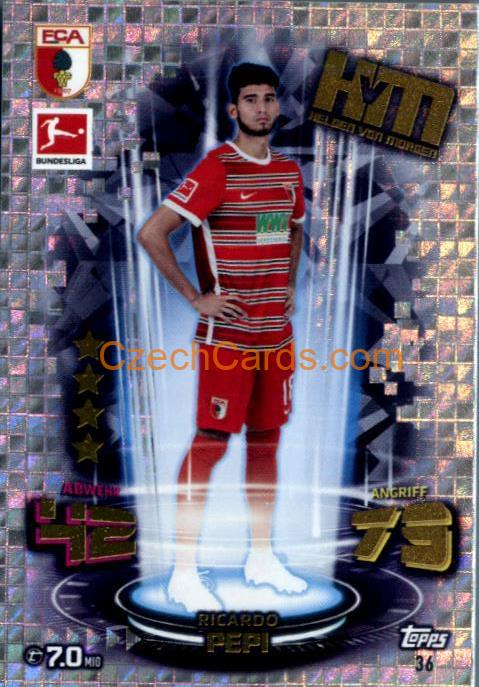 Ricardo Pepi 2022/23 Topps Match Attax Bundesliga Helden von Morgen #36