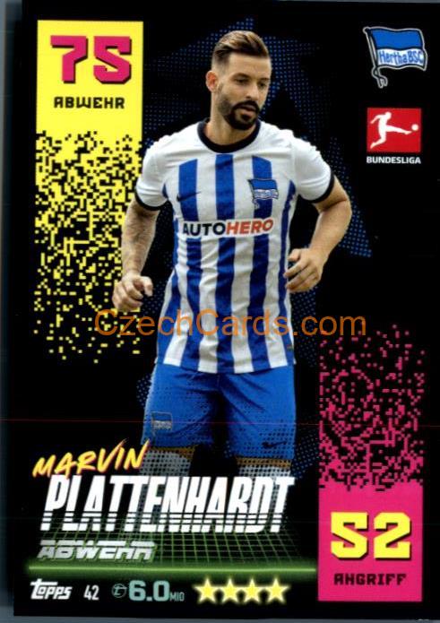 Marvin Plattenhardt 2022/23 Topps Match Attax Bundesliga #42