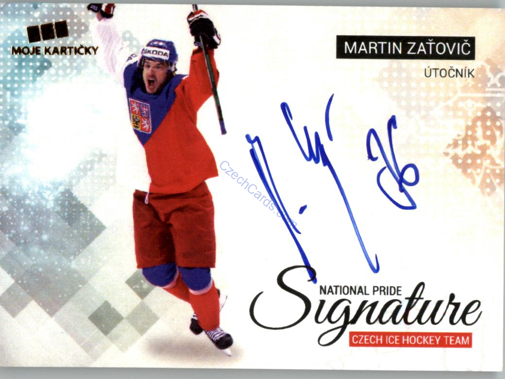Martin Zaťovič MK Cards 2018 National Pride Signature /10