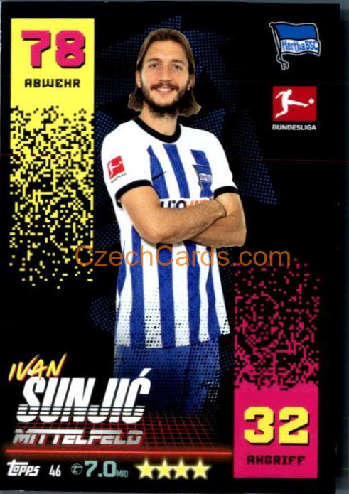 Ivan Šunjić 2022/23 Topps Match Attax Bundesliga #46