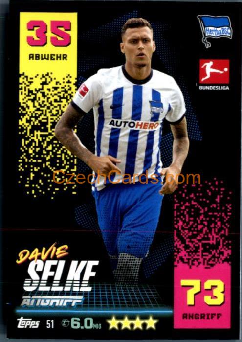 Davie Selke 2022/23 Topps Match Attax Bundesliga #51