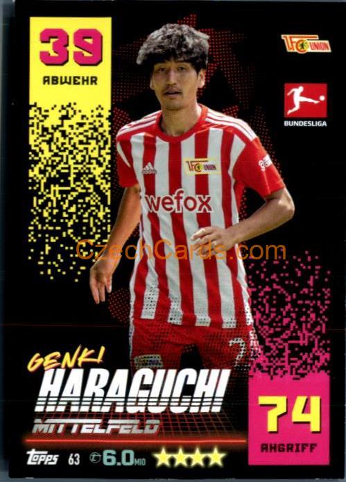 Genki Haraguchi 2022/23 Topps Match Attax Bundesliga #63