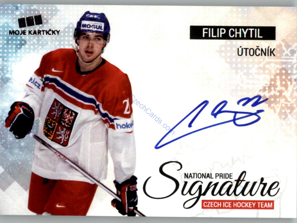 Filip Chytil MK Cards 2018 National Pride Signature /10