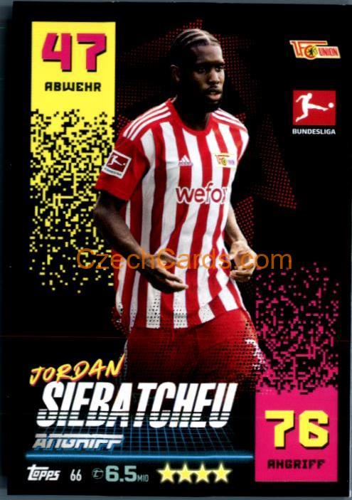 Jordan Siebatcheu 2022/23 Topps Match Attax Bundesliga #66