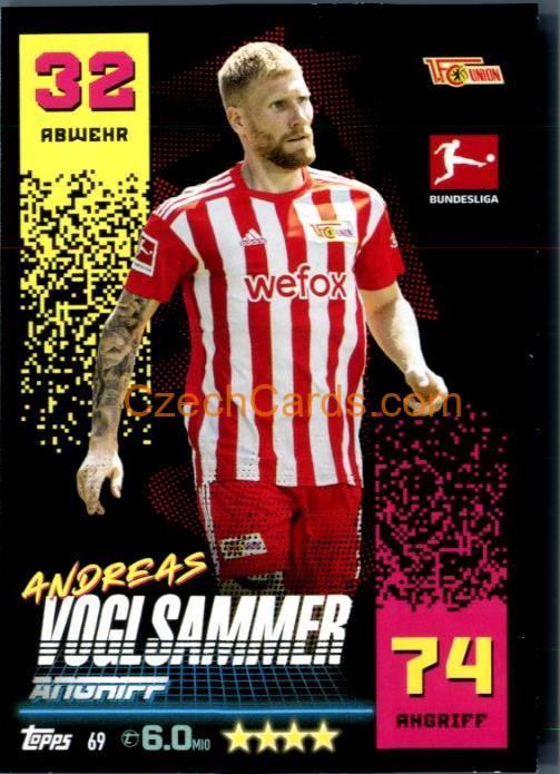 Andreas Voglsammer 2022/23 Topps Match Attax Bundesliga #69