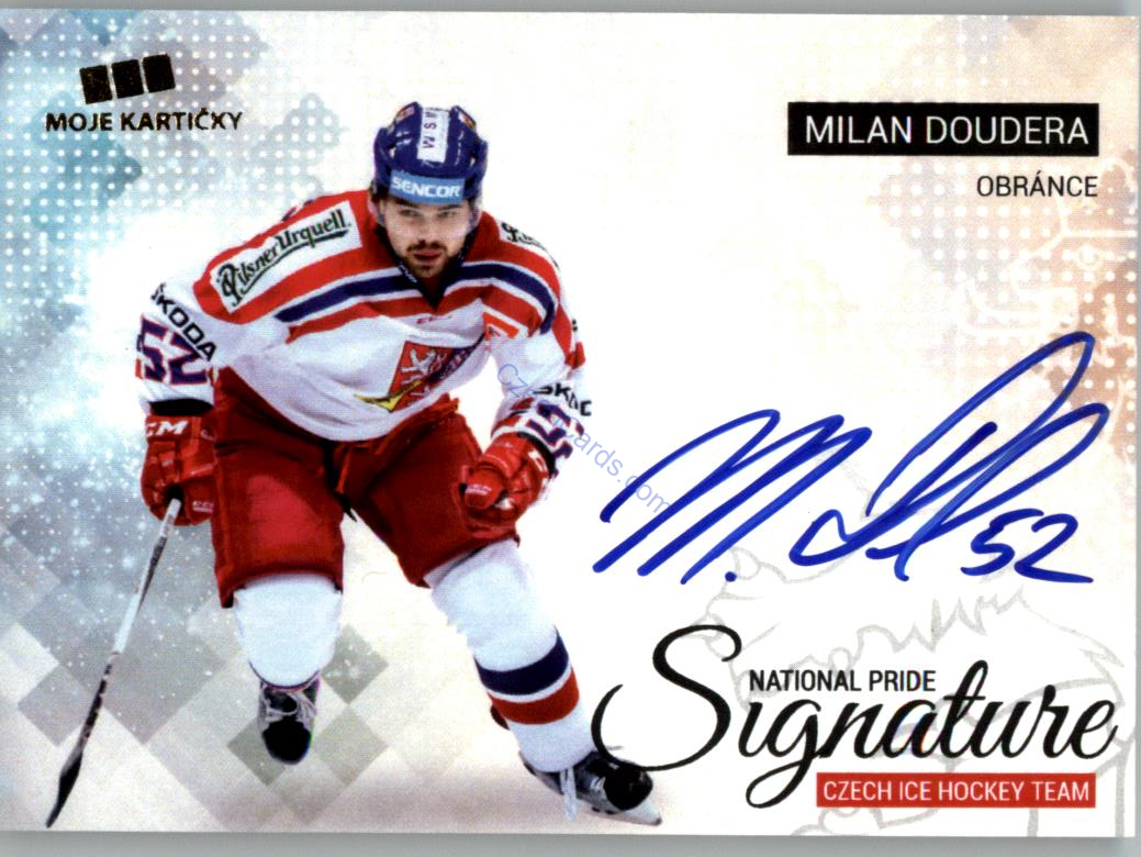 Milan Doudera MK Cards 2018 National Pride Signature /10