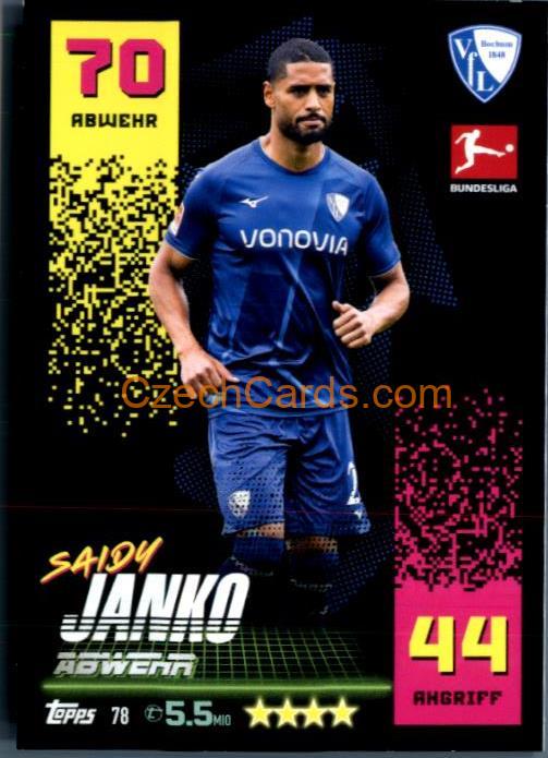 Saidy Janko 2022/23 Topps Match Attax Bundesliga #78