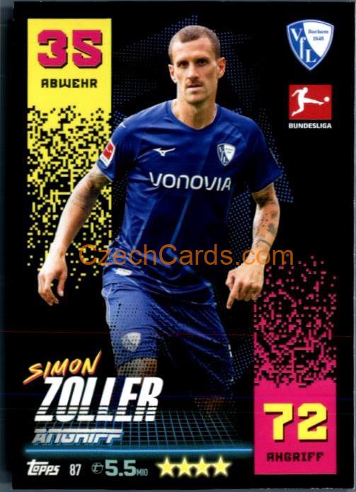 Simon Zoller 2022/23 Topps Match Attax Bundesliga #87