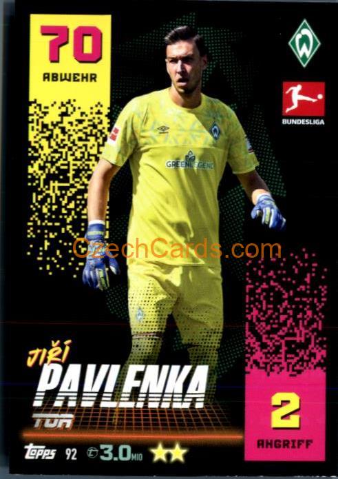 Jiří Pavlenka 2022/23 Topps Match Attax Bundesliga #92