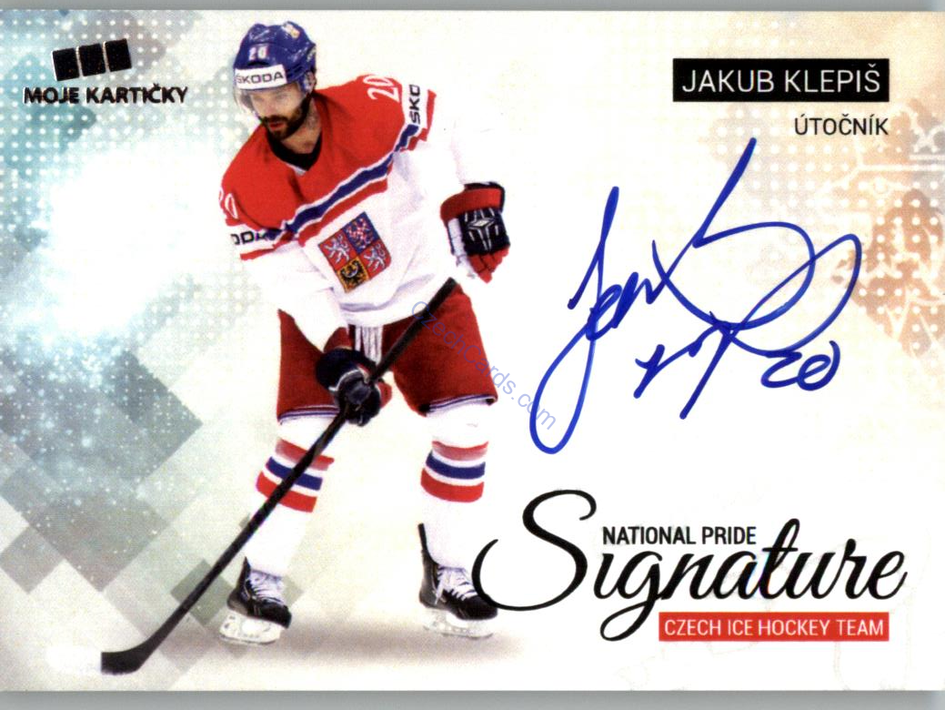 Jakub Klepiš MK Cards 2018 National Pride Signature /20