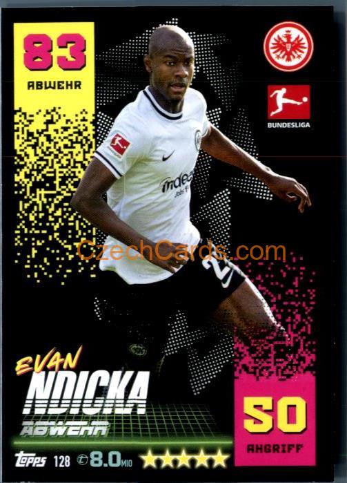 Evan Ndicka 2022/23 Topps Match Attax Bundesliga #128