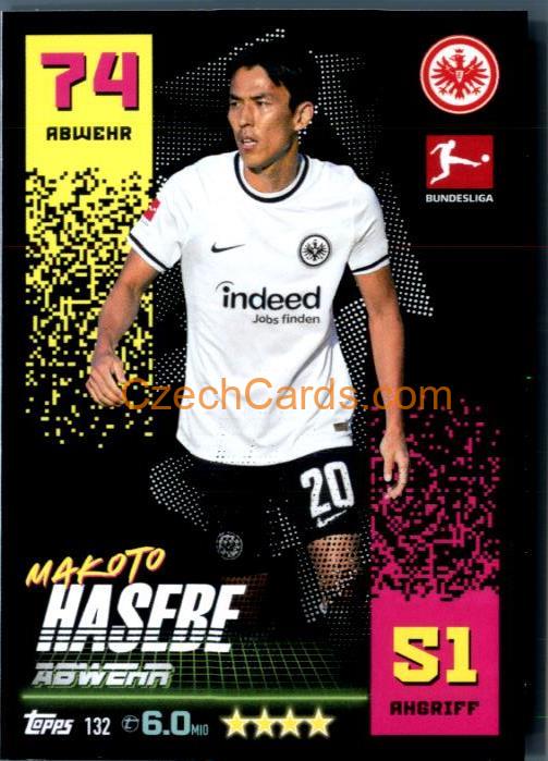 Makoto Hasebe 2022/23 Topps Match Attax Bundesliga #132