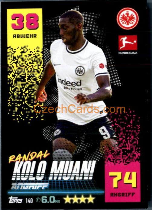 Randal Kolo Muani 2022/23 Topps Match Attax Bundesliga #140