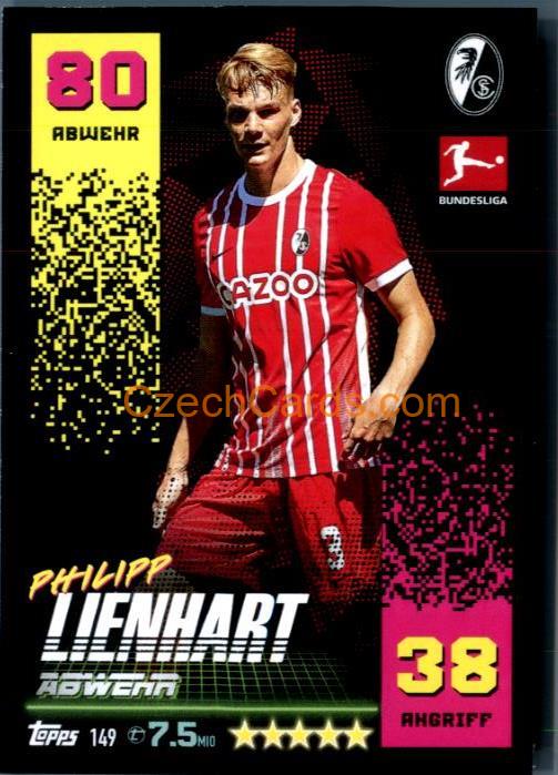 Philipp Lienhart 2022/23 Topps Match Attax Bundesliga #149