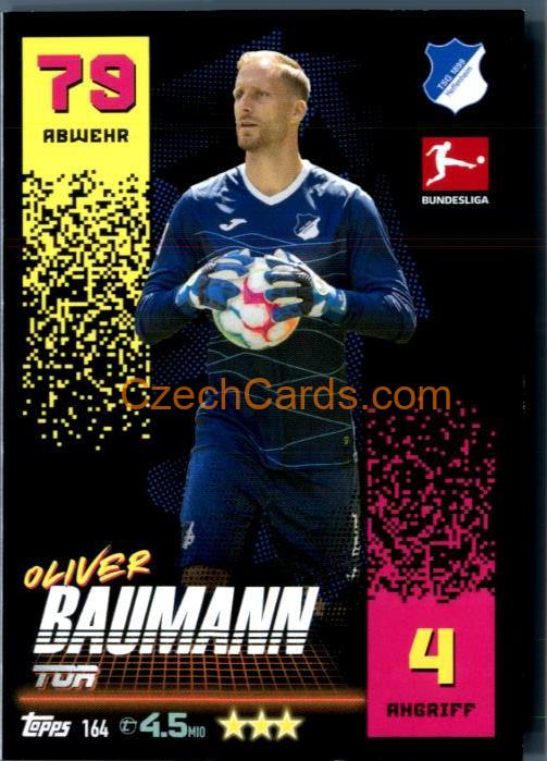 Oliver Baumann 2022/23 Topps Match Attax Bundesliga #164