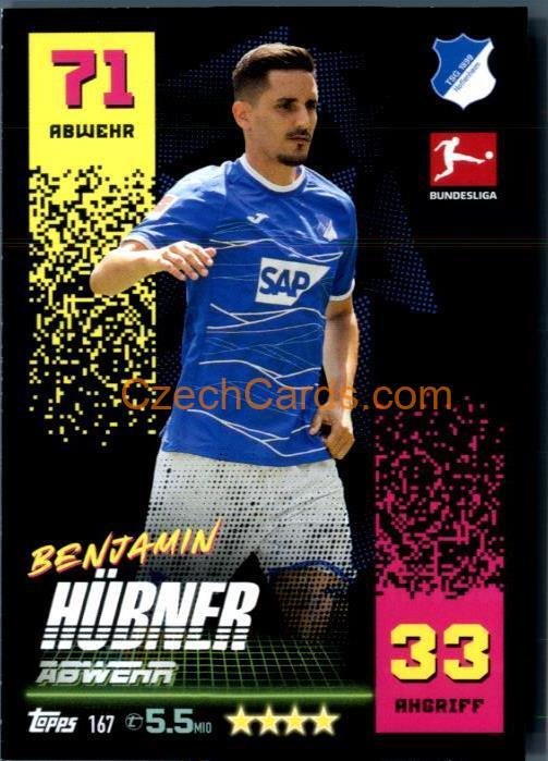 Benjamin Hübner 2022/23 Topps Match Attax Bundesliga #167