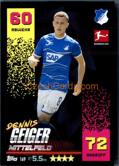 Dennis Geiger 2022/23 Topps Match Attax Bundesliga #169