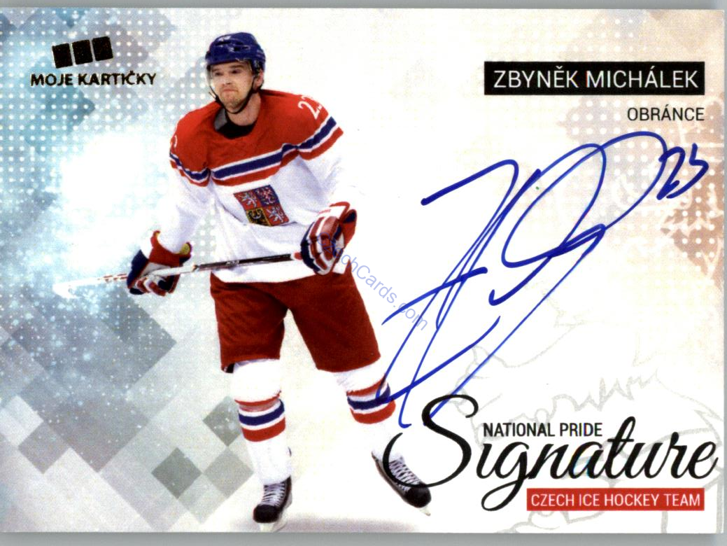 Zbyněk Michálek MK Cards 2018 National Pride Signature /20