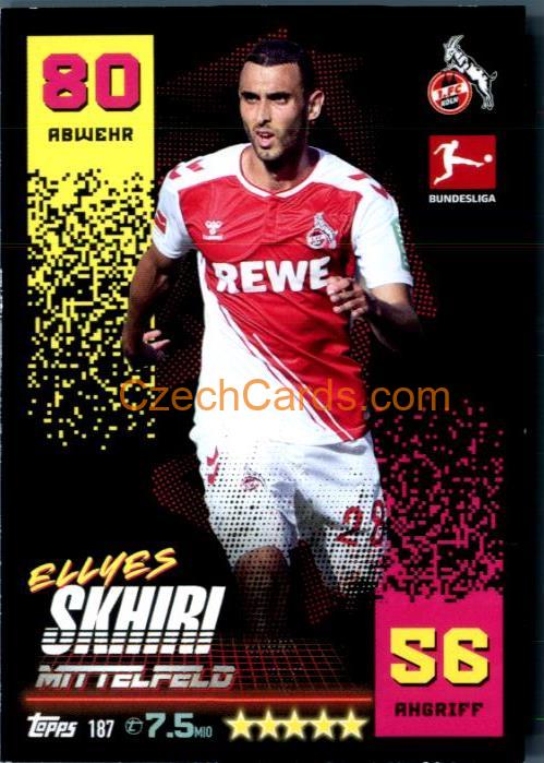 Ellyes Skhiri 2022/23 Topps Match Attax Bundesliga #187