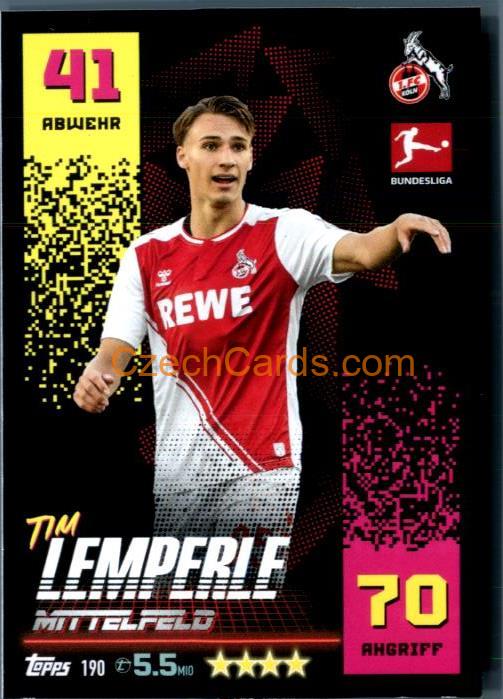 Tim Lemperle 2022/23 Topps Match Attax Bundesliga #190