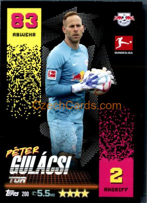 Péter Gulácsi 2022/23 Topps Match Attax Bundesliga #200
