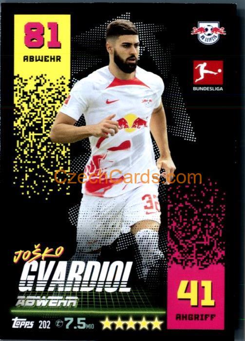 Joško Gvardiol 2022/23 Topps Match Attax Bundesliga #202