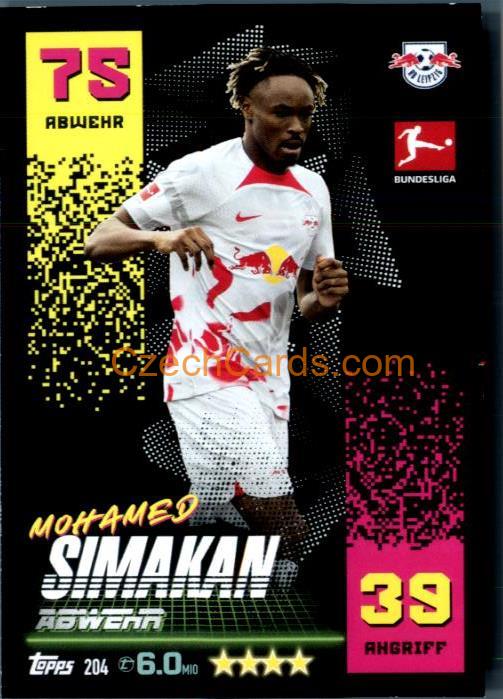 Mohamed Simakan 2022/23 Topps Match Attax Bundesliga #204