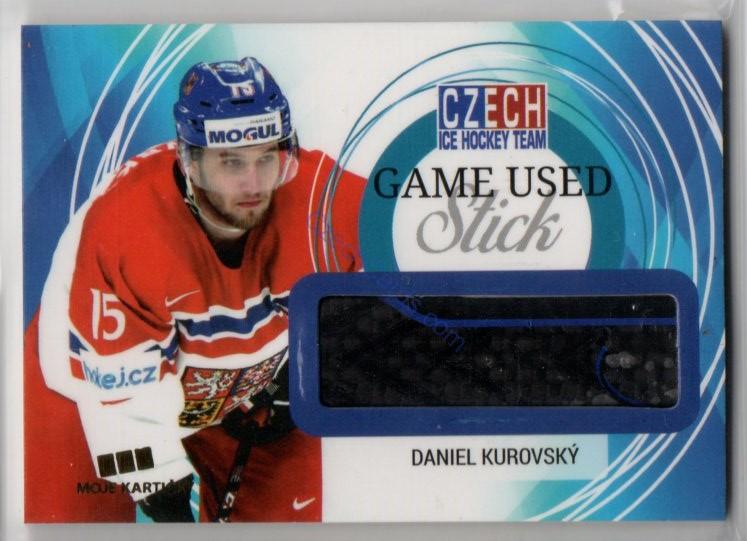 Daniel Kurovský MK Cards 2018 Game Used Stick /25