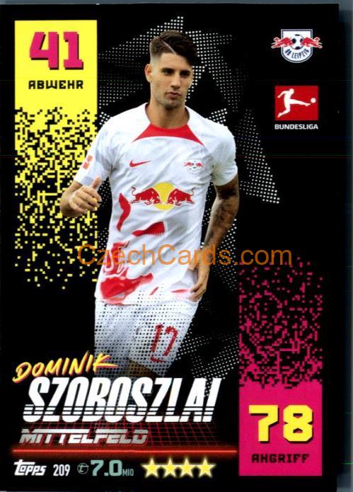 Dominik Szoboszlai 2022/23 Topps Match Attax Bundesliga #209