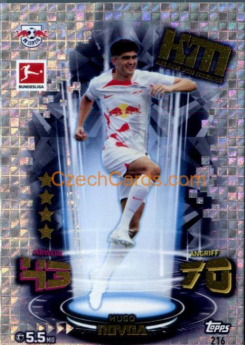 Hugo Novoa 2022/23 Topps Match Attax Bundesliga Helden von Morgen #216