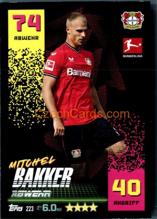 Mitchel Bakker 2022/23 Topps Match Attax Bundesliga #223