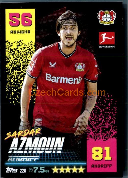 Sardar Azmoun 2022/23 Topps Match Attax Bundesliga #228