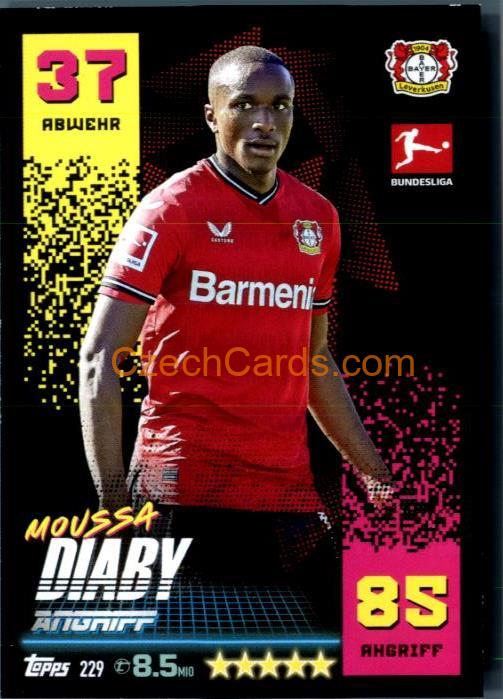 Moussa Diaby 2022/23 Topps Match Attax Bundesliga #229