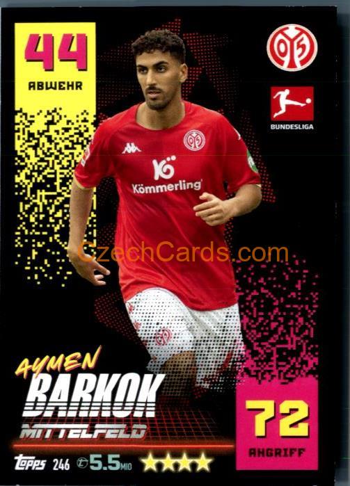 Aymen Barkok 2022/23 Topps Match Attax Bundesliga #246