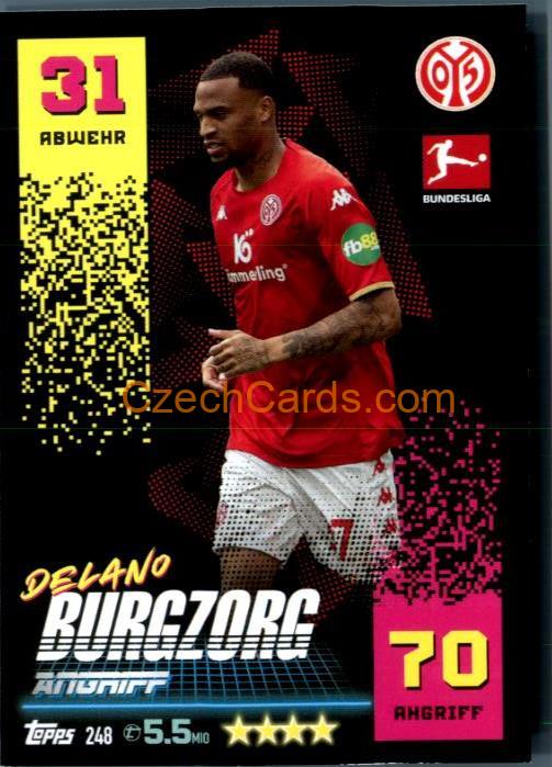 Delano Burgzorg 2022/23 Topps Match Attax Bundesliga #248
