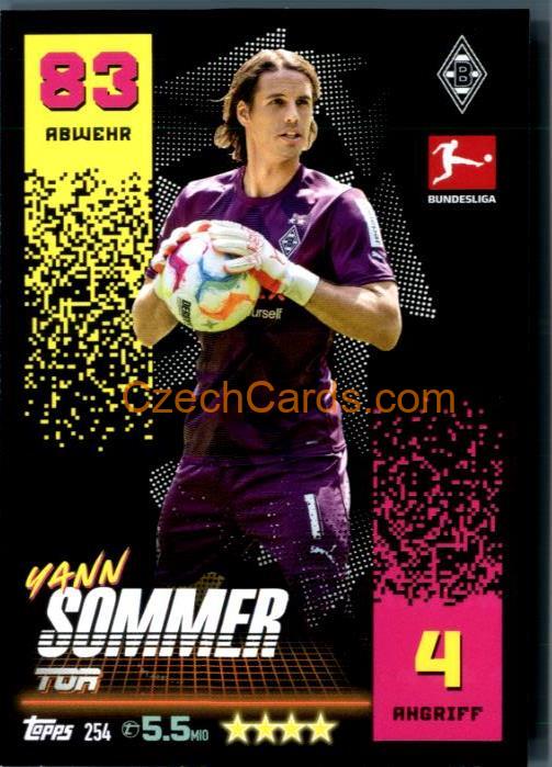 Yann Sommer 2022/23 Topps Match Attax Bundesliga #254