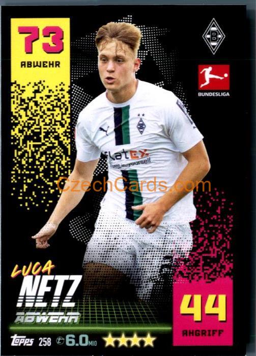 Luca Netz 2022/23 Topps Match Attax Bundesliga #258