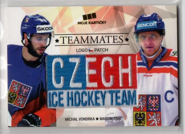 Vondrka - Erat MK Cards 2018 Teammate Logo Patch /50