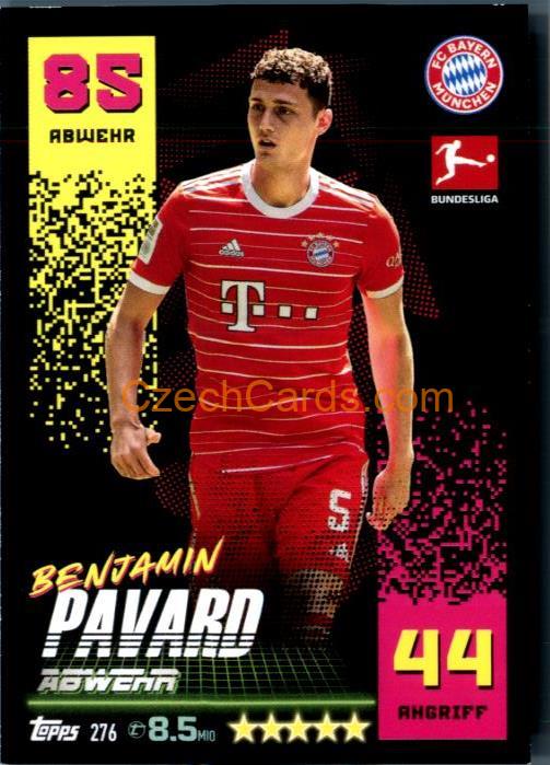 Benjamin Pavard 2022/23 Topps Match Attax Bundesliga #276