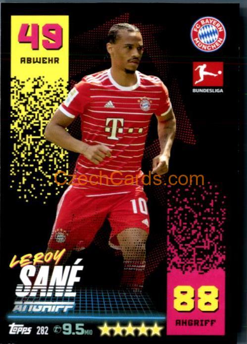 Leroy Sané 2022/23 Topps Match Attax Bundesliga #282