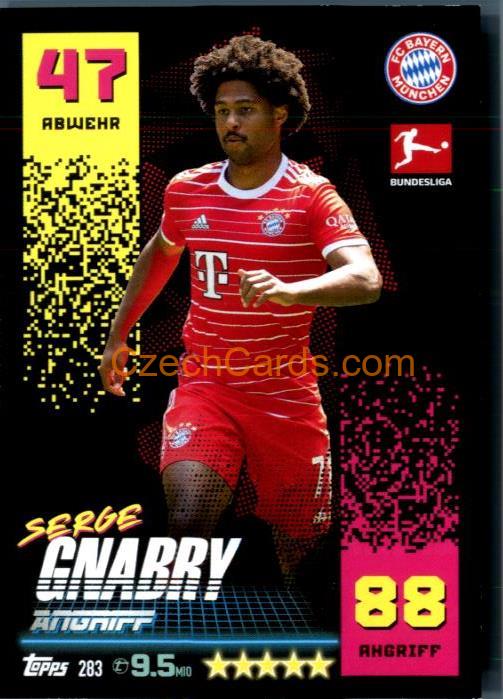 Serge Gnabry 2022/23 Topps Match Attax Bundesliga #283