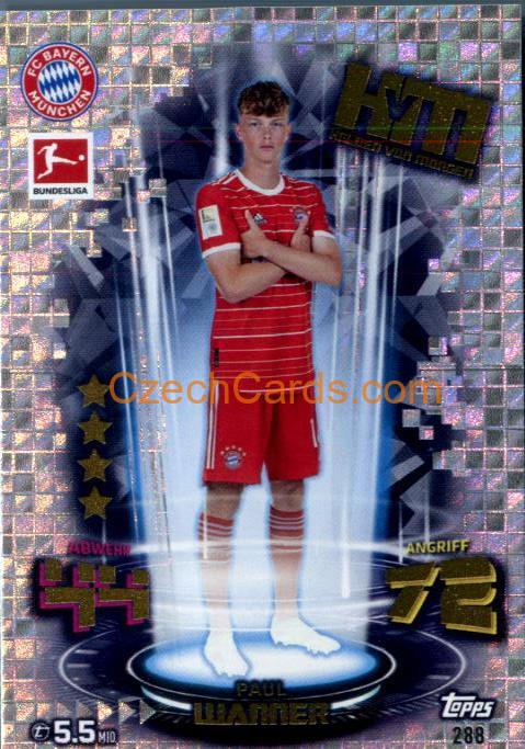 Paul Wanner 2022/23 Topps Match Attax Bundesliga Helden von Morgen #288