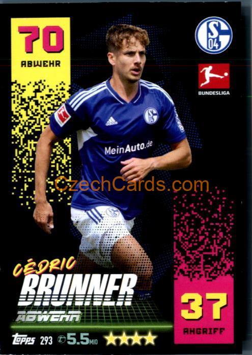 Cédric Brunner 2022/23 Topps Match Attax Bundesliga #293