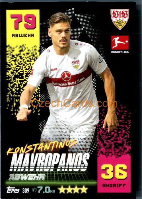 Konstantinos Mavropanos 2022/23 Topps Match Attax Bundesliga #309