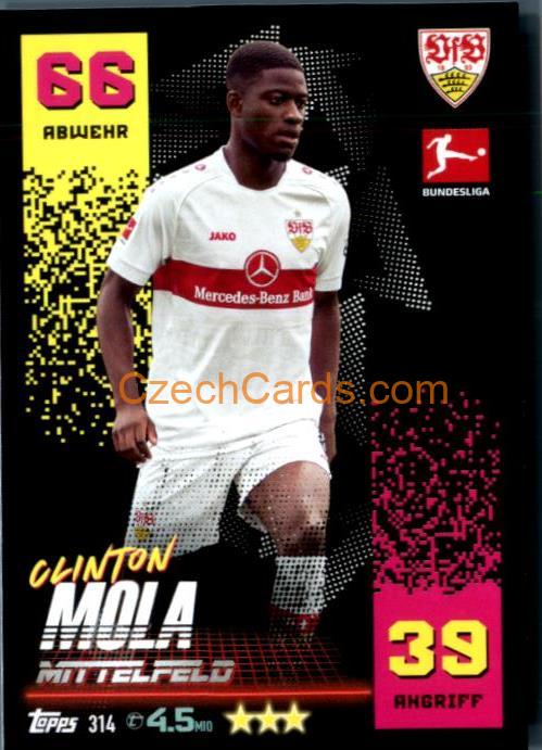 Clinton Mola 2022/23 Topps Match Attax Bundesliga #314