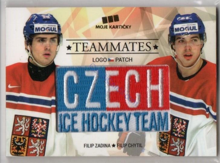 Zadina - Chytil MK Cards 2018 Teammate Logo Patch /50