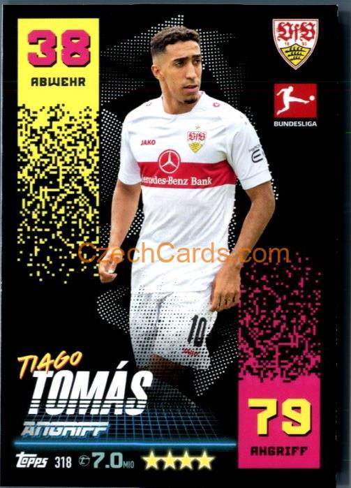 Tiago Tomás 2022/23 Topps Match Attax Bundesliga #318