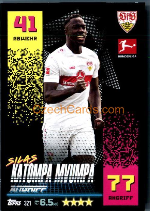 Silas Katompa Mvumpa 2022/23 Topps Match Attax Bundesliga #321