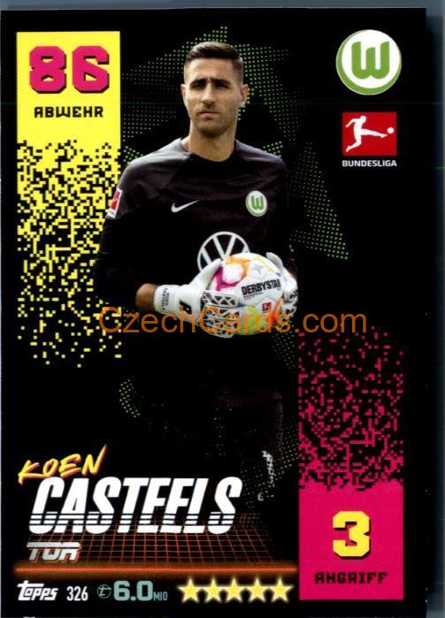 Koen Casteels 2022/23 Topps Match Attax Bundesliga #326